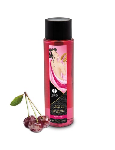 SHUNGA - GEL BAIN & DOUCHE CERISE GIVRÉE 370 ML