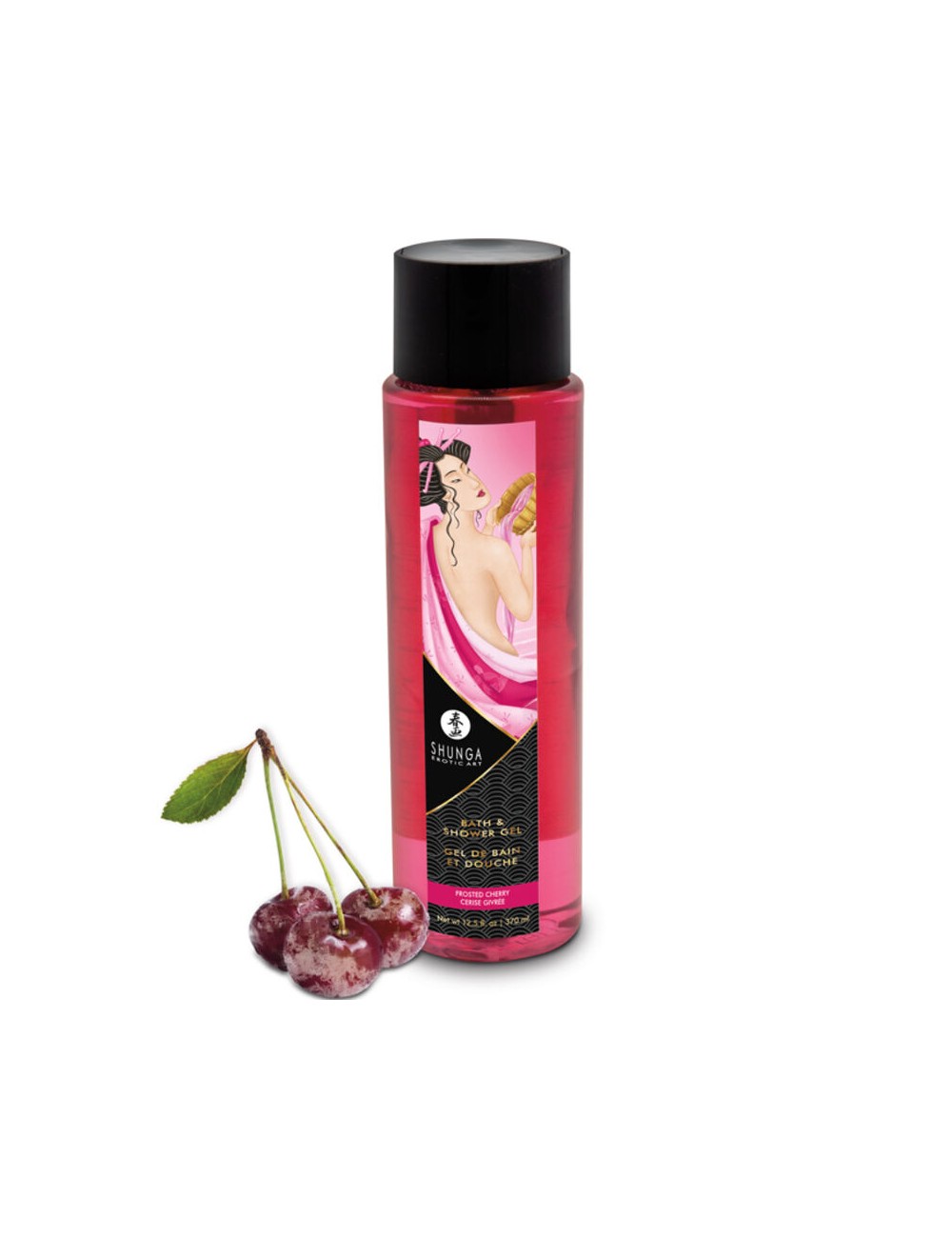 SHUNGA - GEL BAIN & DOUCHE CERISE GIVRÉE 370 ML