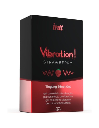 INTT - PUISSANT STIMULANT INTIME GEL VIBRANT LIQUIDE FRAISE 15 ML