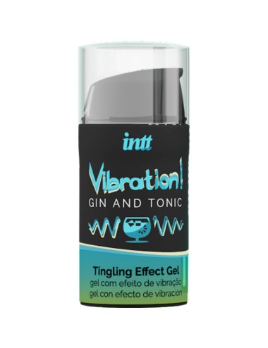 INTT - GEL VIBRATEUR LIQUIDE PUISSANT STIMULANT INTIME GIN & TONIC 15ML