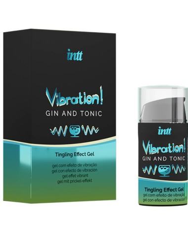 INTT - GEL VIBRATEUR LIQUIDE PUISSANT STIMULANT INTIME GIN & TONIC 15ML