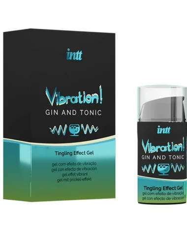 INTT - GEL VIBRATEUR LIQUIDE PUISSANT STIMULANT INTIME GIN & TONIC 15ML