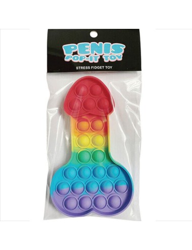 KHEPER GAMES - JOUET ANTI-STRESS POP-IT PENIS MULTICOLORE