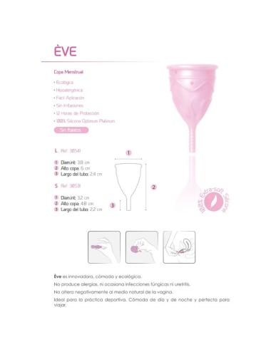 FEMINTIMATE - COUPE MENSTRUELLE EN SILICONE EVE TAILLE L