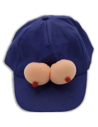 DIABLO PICANTE - CASQUETTE BLEUE AVEC SEINS