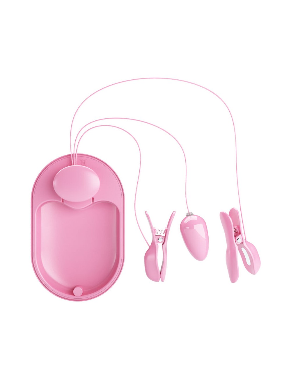 PRETTY LOVE - BOITE SURPRISE PINCES DÉLECTRO STIMULATION ROSE