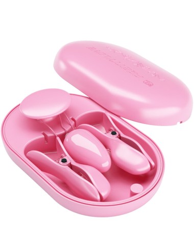 PRETTY LOVE - BOITE SURPRISE PINCES DÉLECTRO STIMULATION ROSE