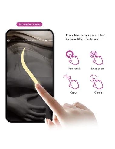 PRETTY LOVE - VIBRATEUR ELECTROSHOCK HECTOR PAR APP CONTROL VIOLET