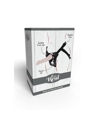 GET REAL - HARNAIS DE PLAISIR  STRAP-ON NOIR