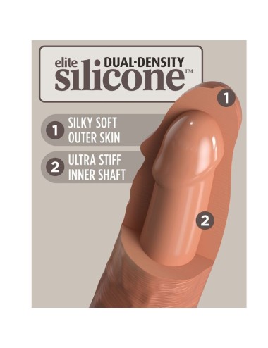 KING COCK - ELITE HARNAIS RÉGLABLE CONFORTABLE AVEC GODE 17.8 CM