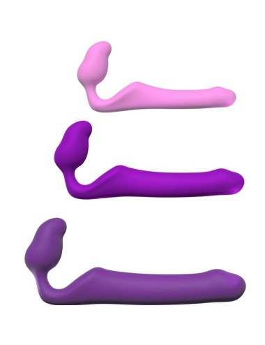 ADRIEN LASTIC - QUEENS STRAP-ON SOUPLE VIOLET TAILLE L