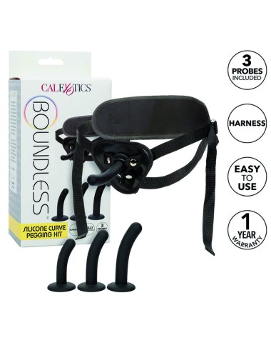 CALIFORNIA EXOTICS - BOUNDLESS KIT DE CHEVILLEMENT DE COURBE EN SILICONE