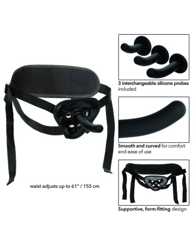 CALIFORNIA EXOTICS - BOUNDLESS KIT DE CHEVILLEMENT DE COURBE EN SILICONE