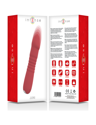 INTENSE - JUNI UP & DOWN 10 VIBRATIONS ROUGES