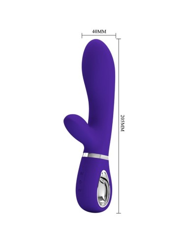 PRETTY LOVE - VIBRATEUR MULTIFONCTION G-SPOT THOMAS VIOLET