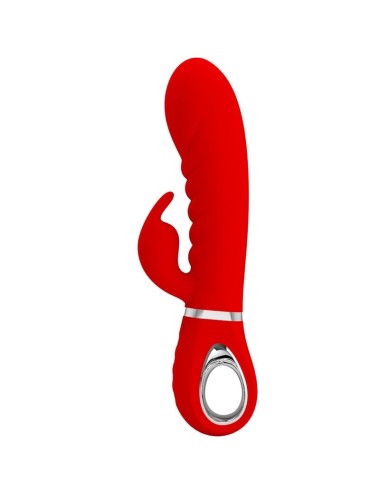 PRETTY LOVE - VIBRATEUR MULTIFONCTION G-SPOT PRESCOTT ROUGE