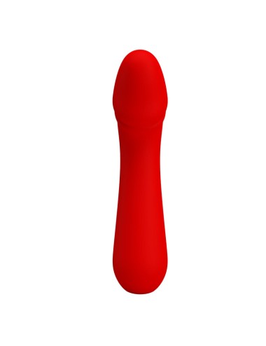 PRETTY LOVE - VIBRATEUR RECHARGEABLE CETUS ROUGE