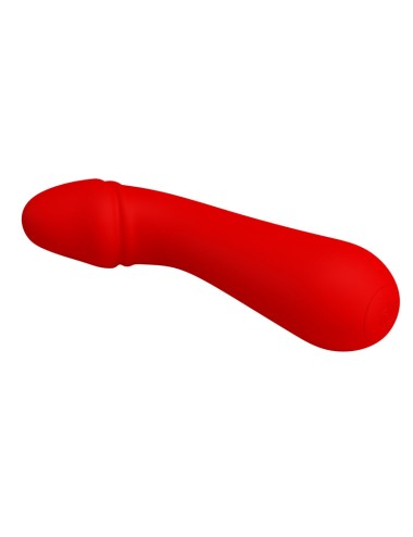 PRETTY LOVE - VIBRATEUR RECHARGEABLE CETUS ROUGE