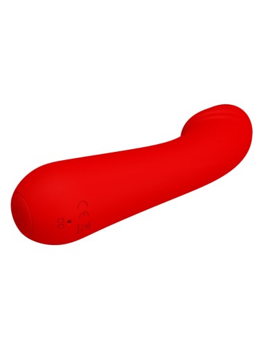 PRETTY LOVE - VIBRATEUR RECHARGEABLE CETUS ROUGE