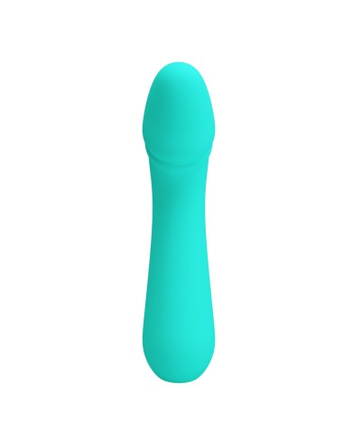 PRETTY LOVE - VIBRATEUR RECHARGEABLE CETUS VERT AQUA