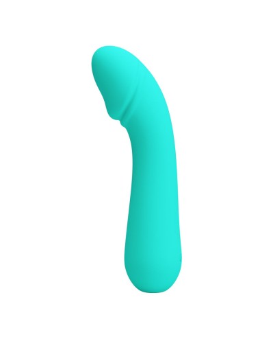 PRETTY LOVE - VIBRATEUR RECHARGEABLE CETUS VERT AQUA