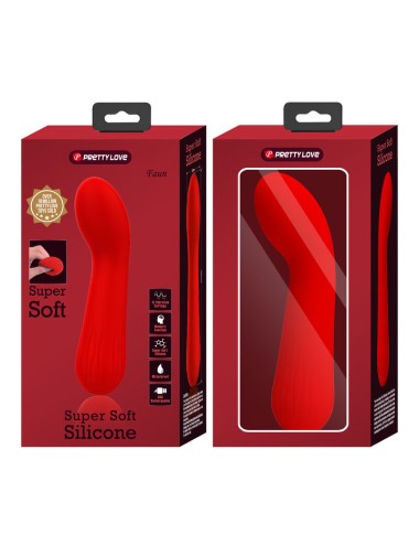 PRETTY LOVE - VIBRATEUR RECHARGEABLE FAUN ROUGE