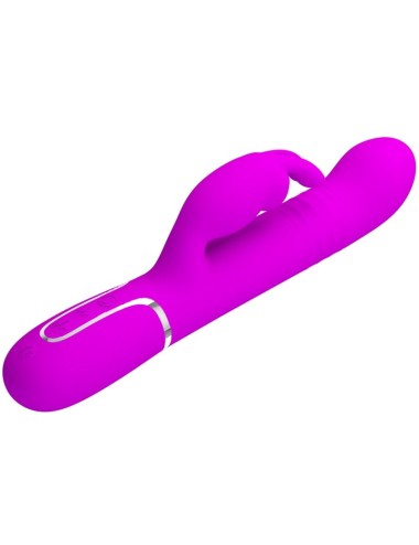 PRETTY LOVE - VIBRATEUR COALE RABBIT PERLES VIOLET