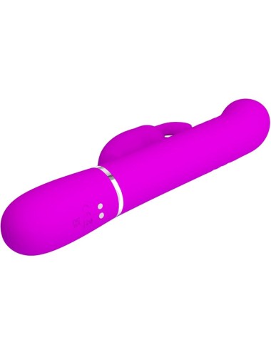 PRETTY LOVE - VIBRATEUR COALE RABBIT PERLES VIOLET