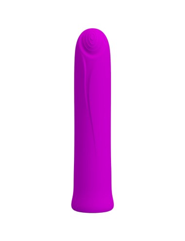 PRETTY LOVE - VIBRATEUR CURTIS MINI SUPER POWER 12 VIBRATIONS EN SILICONE VIOLETTE