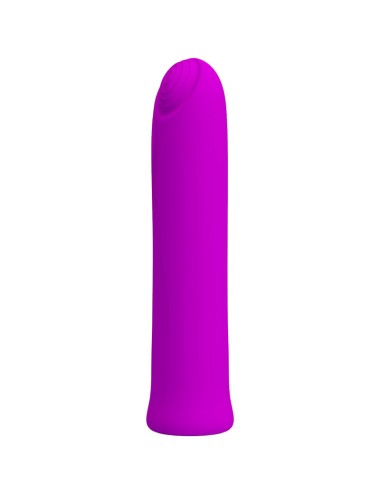 PRETTY LOVE - VIBRATEUR CURTIS MINI SUPER POWER 12 VIBRATIONS EN SILICONE VIOLETTE