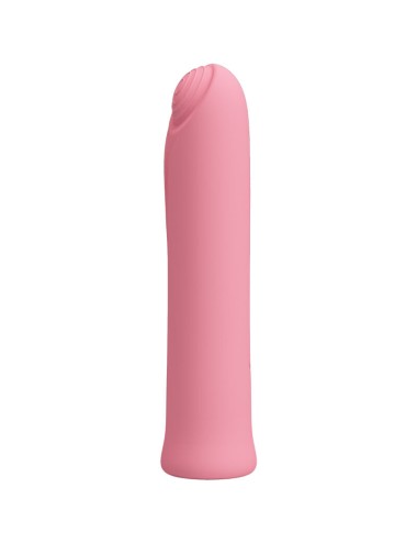 PRETTY LOVE - VIBRATEUR CURTIS MINI SUPER POWER 12 VIBRATIONS EN SILICONE ROSE