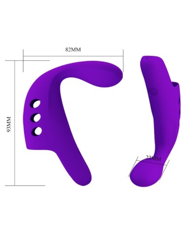 PRETTY LOVE - VIBRATEUR  DOIGT RECHARGEABLE GORGON VIOLET