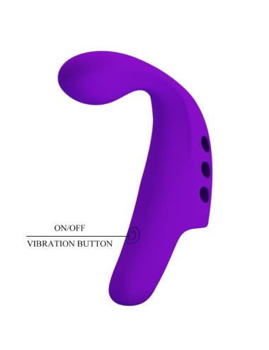 PRETTY LOVE - VIBRATEUR  DOIGT RECHARGEABLE GORGON VIOLET