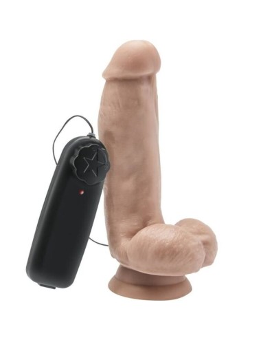 GET REAL - GODE 12 CM AVEC BILLES VIBRATEUR SKIN