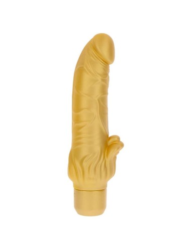 GET REAL - GOLD DICKER STIM VIBRATEUR OR