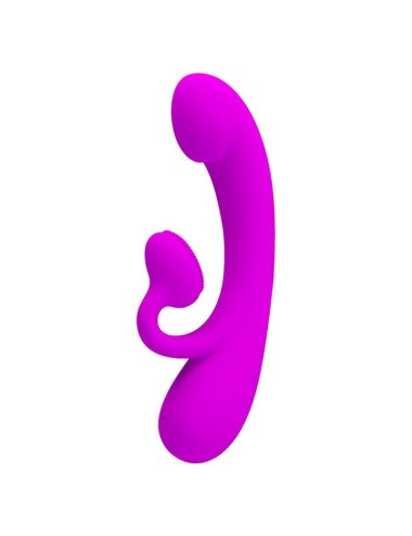 PRETTY LOVE - VIBRATEUR SINCERE ET VENTOUSE DE CLITORIS SILICONE VIOLET