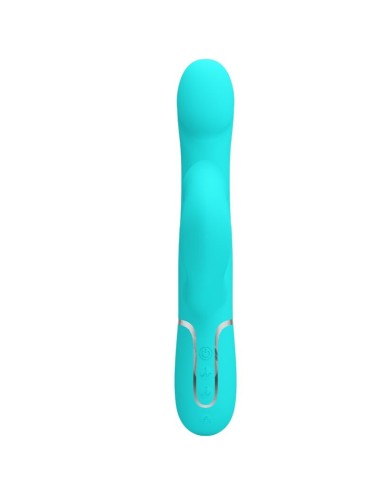 PRETTY LOVE - PERLES VIBRATEUR LAPIN VERT AQUA