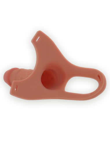INTENSE - HARNAIS CREUX AVEC GODE EN SILICONE 16 X 3,5 CM
