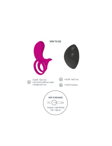 XOCOON - BAGUE STIMULATEUR DE COUPLES FUCHSIA