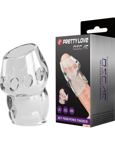 PRETTY LOVE - PÉNIS TRANSPARENT OSCAR PLUS ÉPAIS