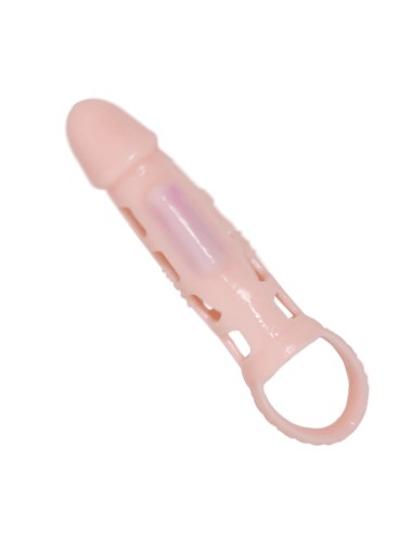 PRETTY LOVE - HOUSSE DEXTENSION DE PÉNIS HARRISON AVEC VIBRATION ET SANGLE 13.5 CM