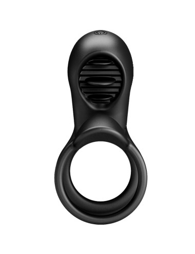 PRETTY LOVE - GAINE PÉNIS JAMMY 12 VIBRATIONS AVEC LANGUE EN SILICONE RECHARGEABLE