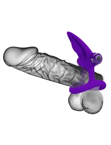 PRETTY LOVE - ANNEAU VIBRATEUR 10 VIBRATIONS SILICONE VIOLETTE