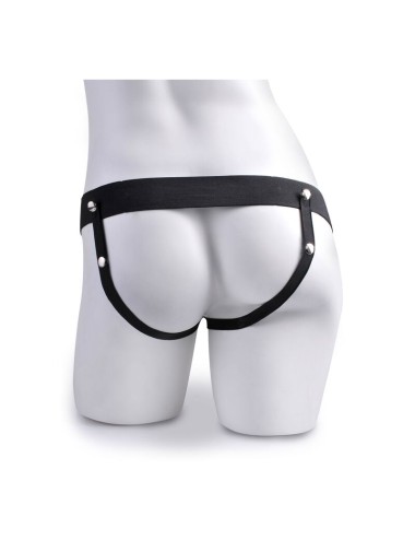 FETISH FANTASY SERIES - HARNAIS RÉGLABLE PÉNIS RÉALISTE AVEC BALLES ÉJACULANTES 19 CM
