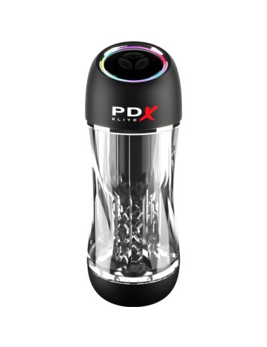 PDX ELITE - VIBRATEUR STROKER VIEWTUBE PRO TRANSPARENT