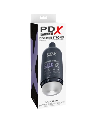 PDX PLUS - STROKER MASTURBATEUR DISCRET DEEP CREAM SHAMPOOING CONCEPTION DE BOUTEILLE