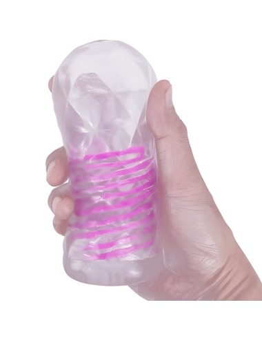 PRETTY LOVE - MASTURBATEUR MASCULIN FANTASY AVEC SPIRALE INTERNE ET BALLES TRANSPARENTES