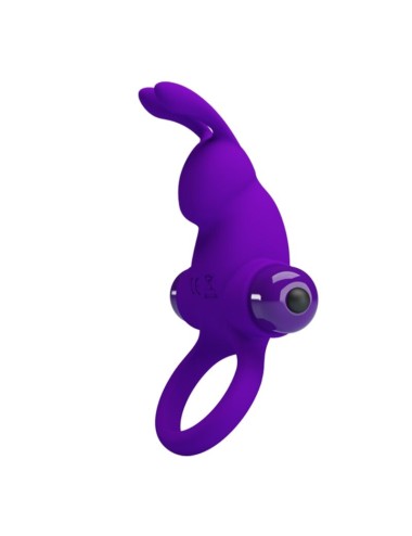 PRETTY LOVE - ANNEAU VIBRATEUR I RABBIT POUR PÉNIS VIOLET