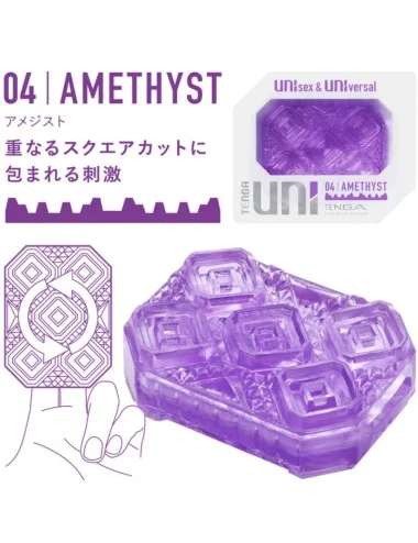 TENGA - DÉ  DÉS MASTURBATEUR UNI AMETHYSTE