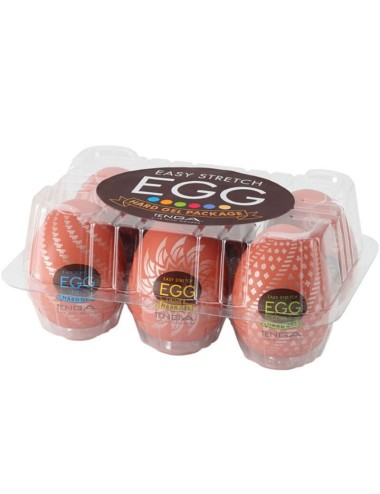 TENGA - OEUF MASTURBATEUR DUR PACK 6 UNITÉS